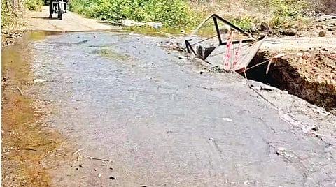 Dhom Canal: कुडाळ येथे धोम उजवा कालवा फुटला