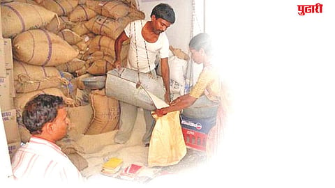 Ration shop maize distribution