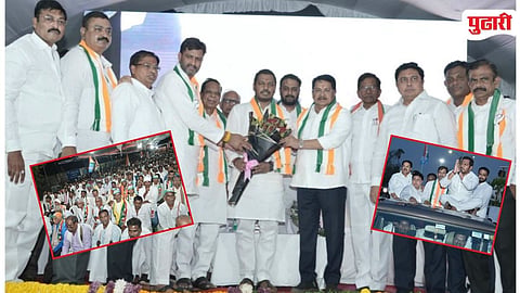 Congress President Vishwajit Kovase Rally