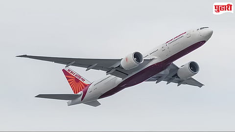 Air India flight returns