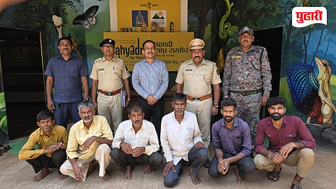 Kolhapur forest fire accused arrested | 'वनवा' लावणाऱ्या १० आरोपींना २८ मे पर्यंत वन कोठडी