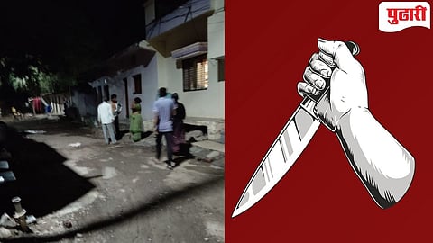Kej Crime | हातात धारदार शस्त्र घेऊन तरुणाचा दहशत माजविण्याचा प्रयत्न !