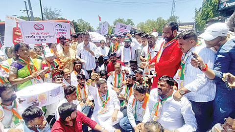 Satara News: साताऱ्यात राष्ट्रवादीचा चक्काजाम