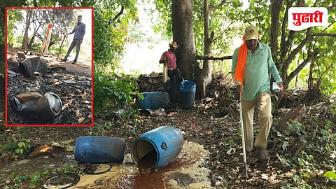 Kolhapur news | उत्पादन शुल्क विभाग ॲक्शन मोडवर ! यर्तनहट्टी येथे गावठी दारूभट्टी उध्वस्त, तिघांवर गुन्हा दाखल