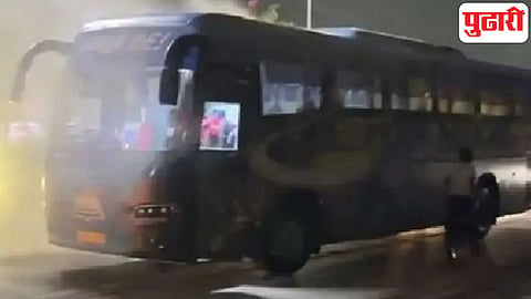 Gujarat Titans bus fire