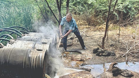 Illegal Liquor Raid