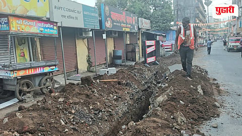 Kalyan Gas Pipeline Work