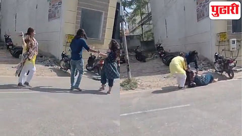 Viral Video girlfriend wife clash