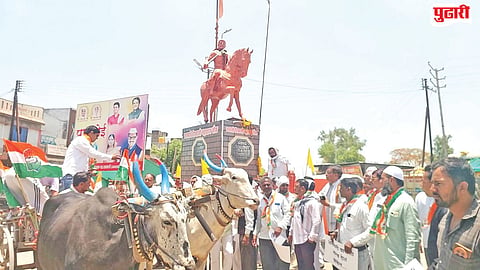 Jafrabad Congress protest