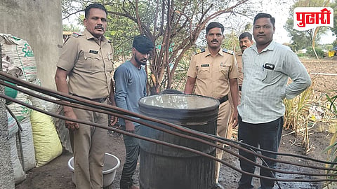 Pathardi Illegal Liquor Raid