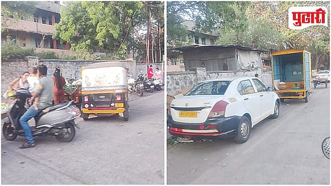 Sangvi Encroachment Footpath