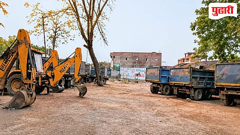 Jalana illegal sand mining | भुतेगाव शिवारात अवैध वाळू माफियांवर पोलिसांचा दणका