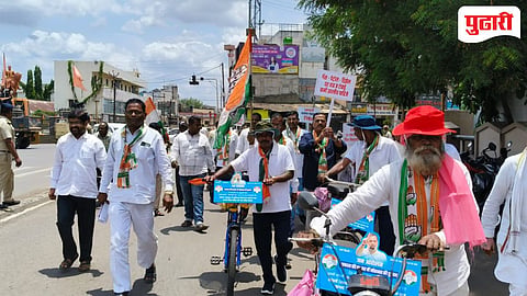 Sangali congress | महागाई, बेरोजगारी, शेतकरी प्रश्नांवर खानापूर काँग्रेसचा मोर्चा