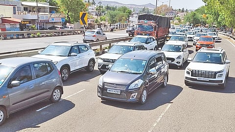 Satara Traffic Jam: पारगावजवळ वाहतूक कोंडी