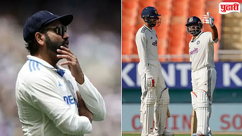 Rishabh Pant copy Rohit Sharma : रोहित शर्माच्या 'कोई भी गार्डन में...' संवादाची ऋषभ पंतकडून कॉपी! चंदीगड कसोटीत रंजक परिस्थिती