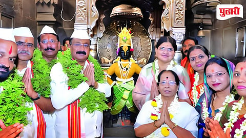 Solapur news | विठ्ठल-रुक्मिणीमातेच्या चंदनउटी पूजेची सांगता