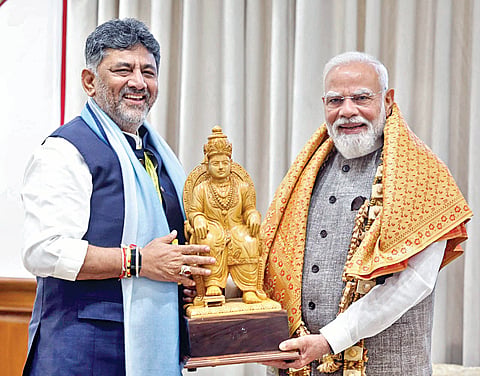 CM Shivkumar met PM Narendra Modi |