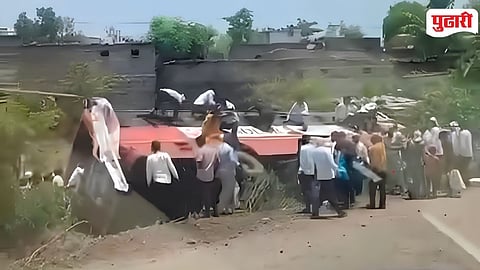 Udgir Ahmedpur Road Bus Accident