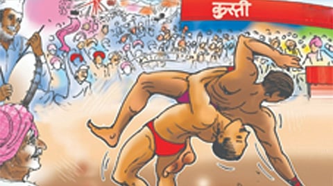 wrestlers