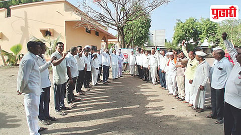 Farmer Loan Waiver Protest