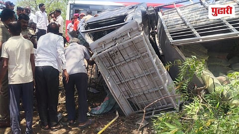 Vijayapura Bus Tipper Collision