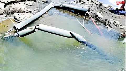 Water pipe leak