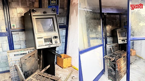 ATM Robbery Attempt Jalgaon