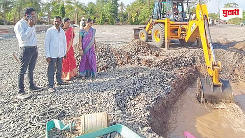 Karjat Water Pipeline Leak