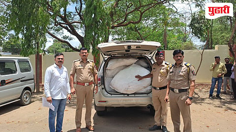 Palghar crime | मेंढवण खिंडीत 28 लाखांचा गुटखा जप्त; फॉर्च्युनर कारसह दोघांवर गुन्हा
