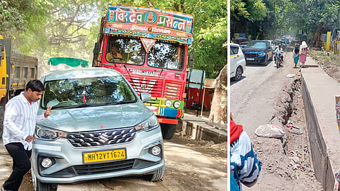 Satara: सुरूर-पोलादपूर मार्गावर वाईकरांची ‘उंट की सवारी’
