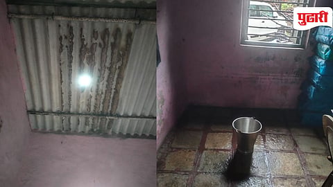 Palghar News : गळक्या छताखाली चिमुकल्यांचे शिक्षण; शिरसाड अंगणवाडीची धोकादायक अवस्था