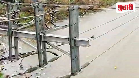 Electricity Poles Collapse