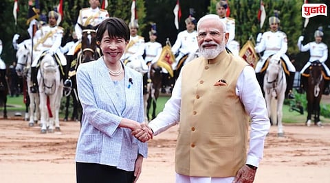 PM Modi Japanese PM Meet : 'ती माझी लहान बहीण...'; पीएम मोदींकडून जपानच्या पहिल्या महिला पंतप्रधानांचे भावूक स्वागत