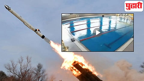 Russian missile Ukraine swimming pool