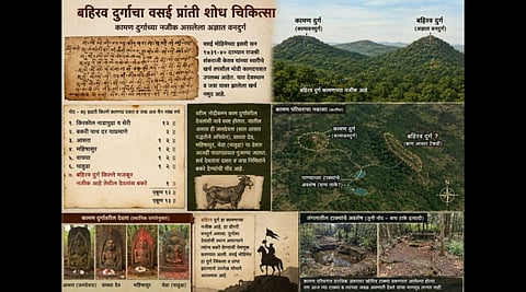 Vasai News : वसईत 'बहिरव दुर्ग' असल्याचे नवे पुरावे; इतिहास संशोधकांकडून शोधमोहीम सुरू