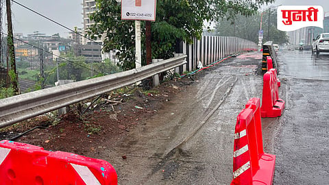 Nilje railway flyover cracks