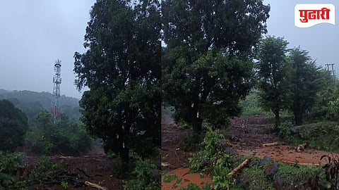 Raigad rain update : कुडपणमध्ये पावसाचा कहर; रस्ता खचल्याने एसटी वाहतूक ठप्प, अनेक घरांचे नुकसान