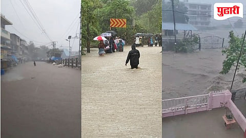Palghar flood news : मुसळधार पावसामुळे सफाळे बाजारपेठ जलमय; शेकडो दुकाने, घरे पाण्याखाली – जनजीवन पूर्णपणे विस्कळीत