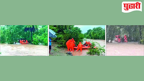 Palghar dam overflow