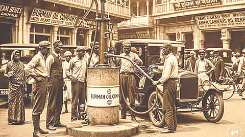 First Petrol Pump History