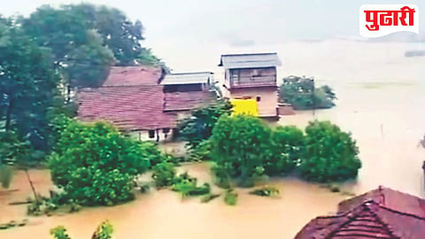 Patalganga River flood