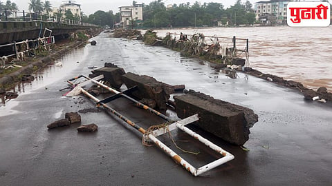 Ashtami bridge underwater