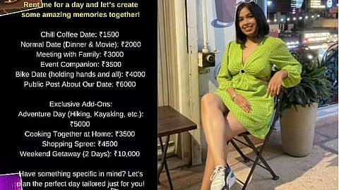 Viral rent a girlfriend post