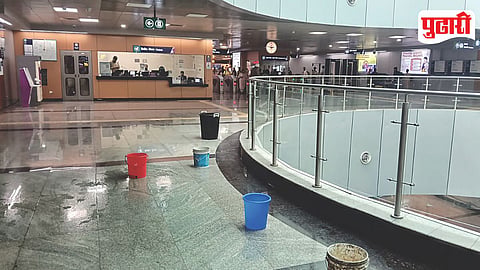 Swargate Metro Water Leakage