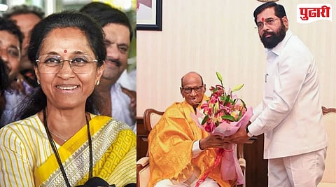 Maharashtra politics : ‘शरद पवार-एकनाथ शिंदे यांची भेट राजकीय..’, सुप्रिया सुळे यांचा मोठा खुलासा