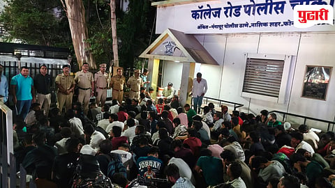 Nashik crime : कॉलेज रोडसह शहरातील विविध भागांत टवाळखोरांवर पोलिसांची धडक कारवाई; ११० जणांना घेतले ताब्यात