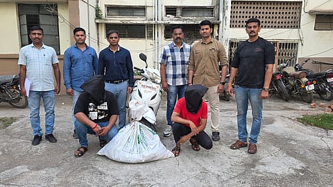 Dhule Crime | धुळ्यात गांजाची तस्करी करणाऱ्या दोघांना तीन लाखांच्या मुद्देमालासह अटक