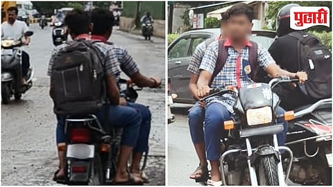 Pune Minor Student Bike Riding