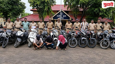Chandrapur Crime | वरोरा पोलिसांची मोठी कारवाई : १३ चोरीच्या मोटारसायकलींसह तिघांना अटक