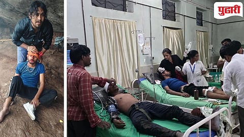 जखमी पर्यटकांवर उपचार सुरु आहेत